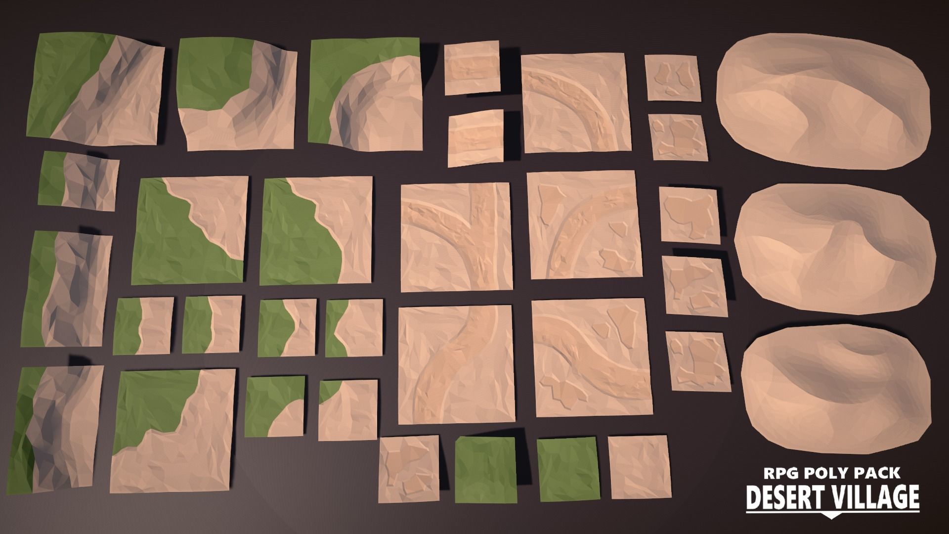 RPG Poly Pack - Desert Village Low-poly 3D model_19