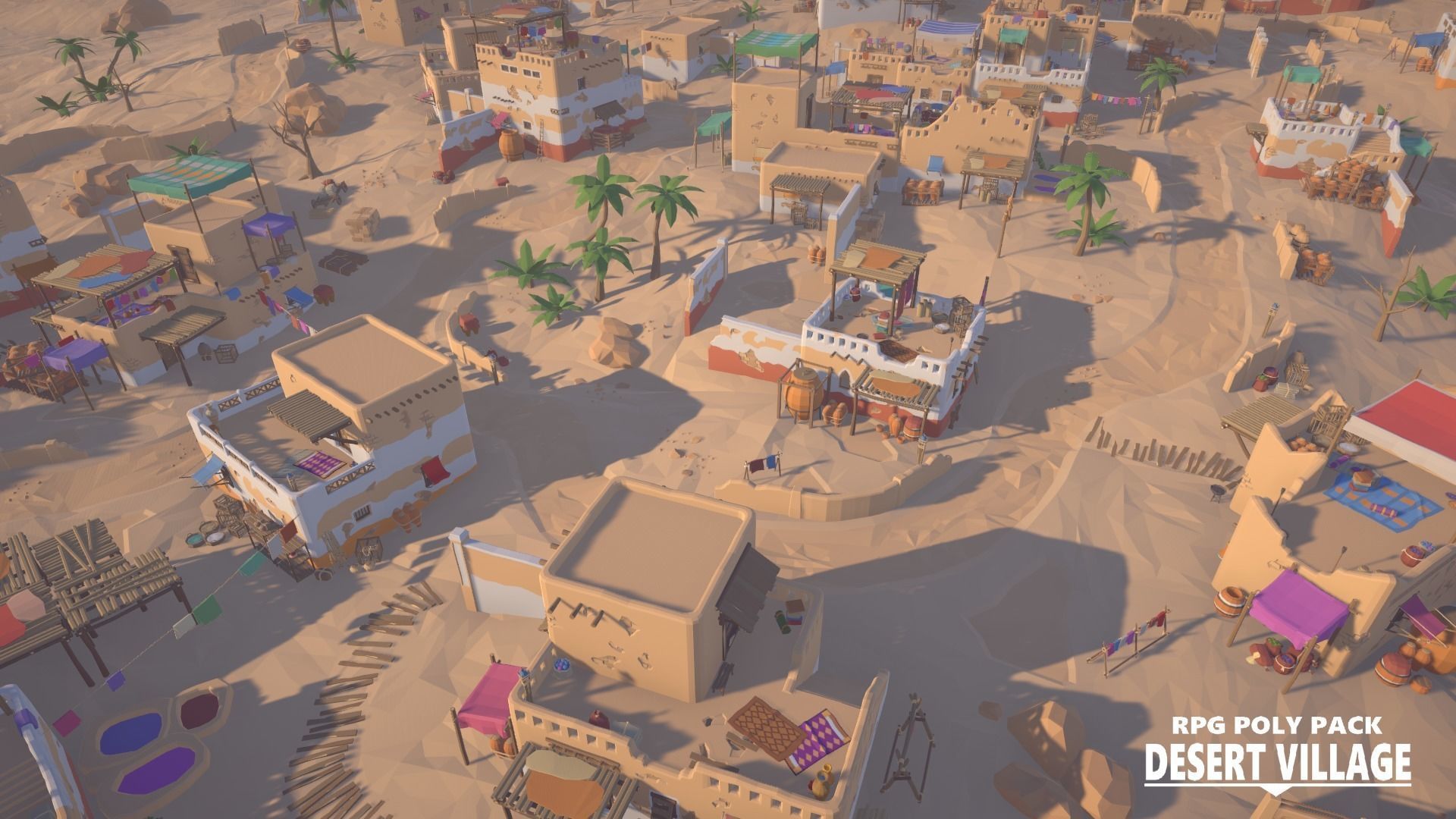 RPG Poly Pack - Desert Village Low-poly 3D model_12