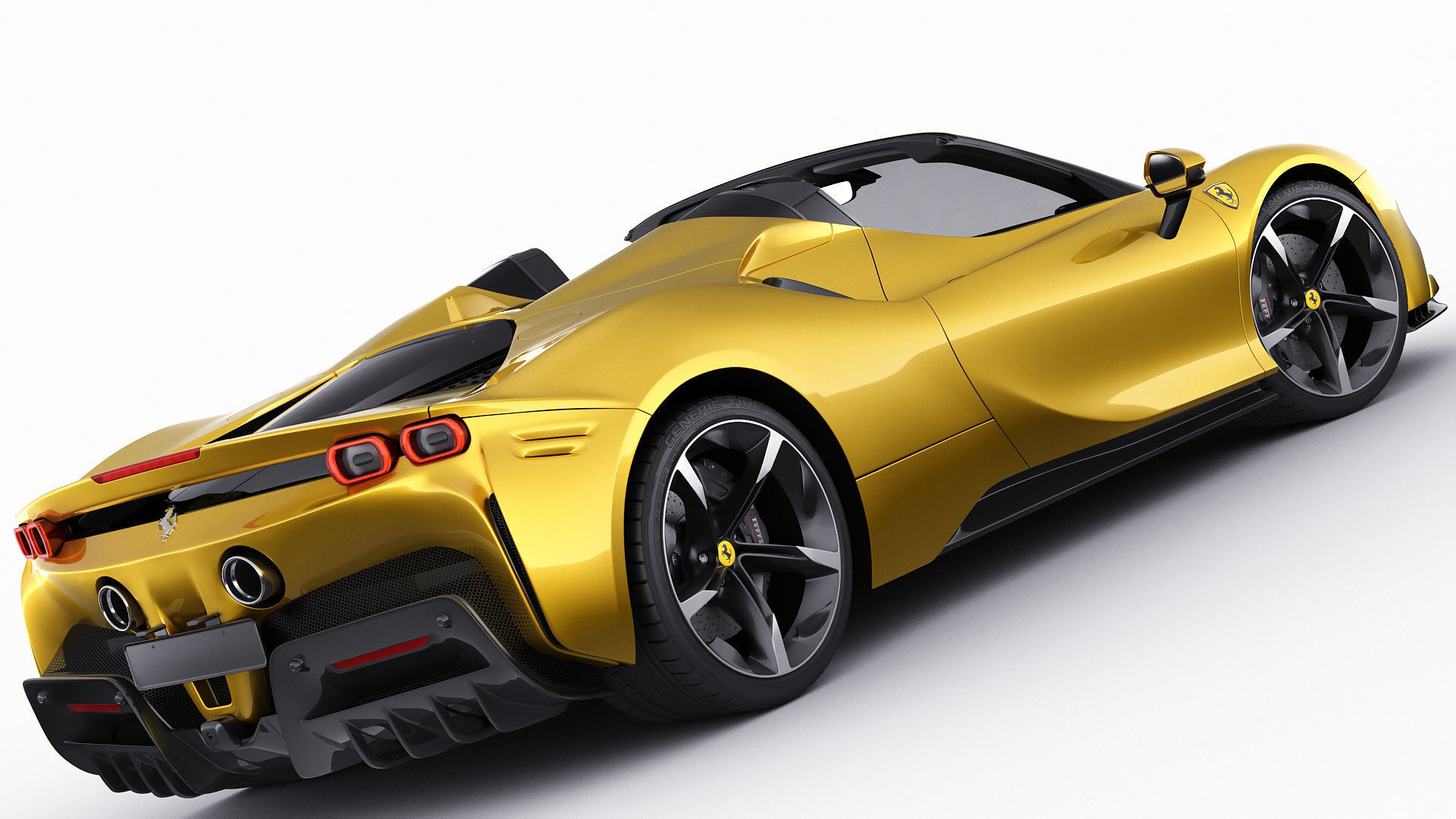 Ferrari SF90 Spider 3D model_13