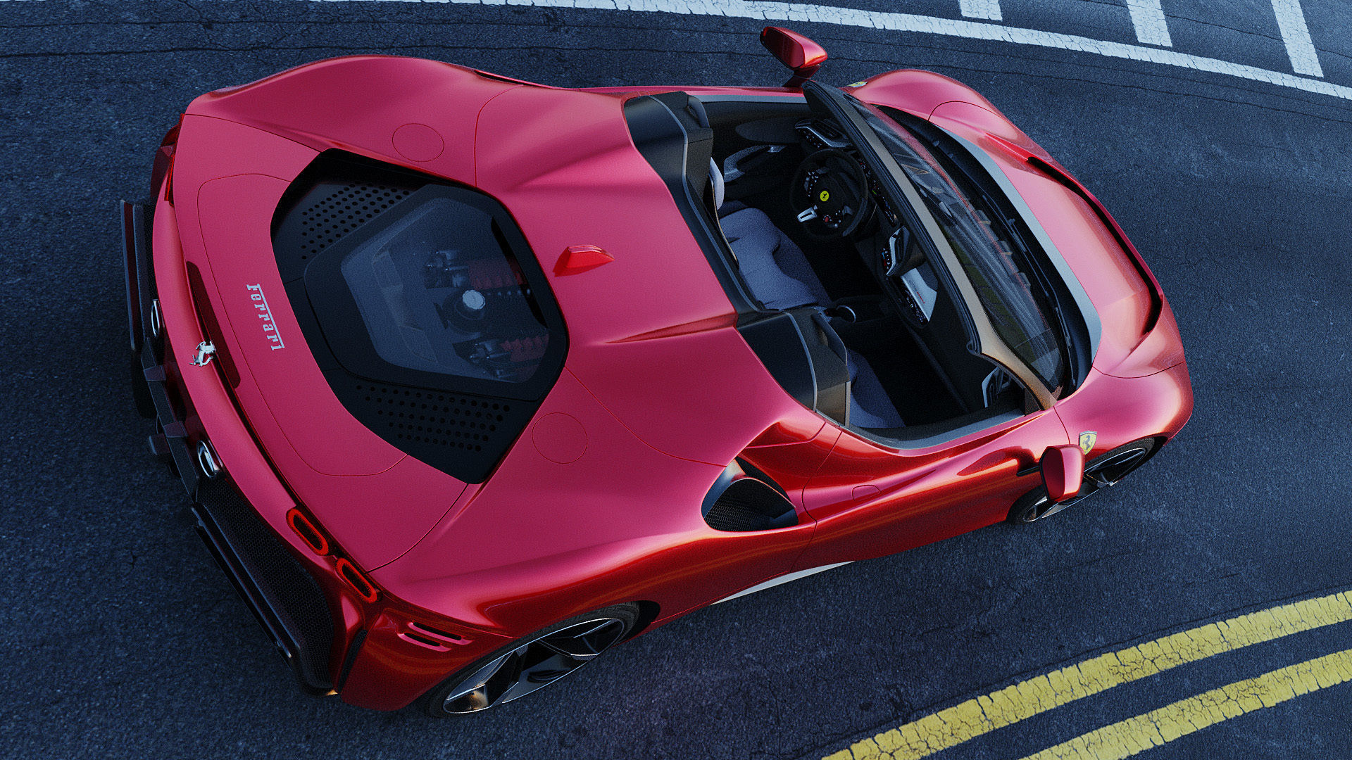 Ferrari SF90 Spider 3D model_22