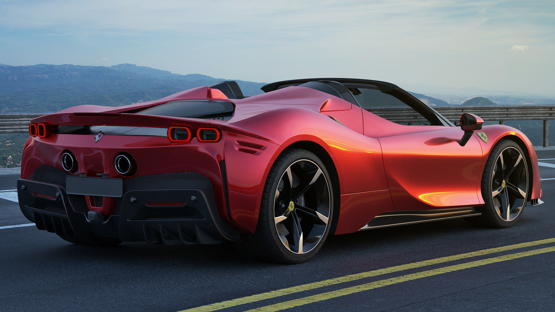 Ferrari SF90 Spider 3D model_21