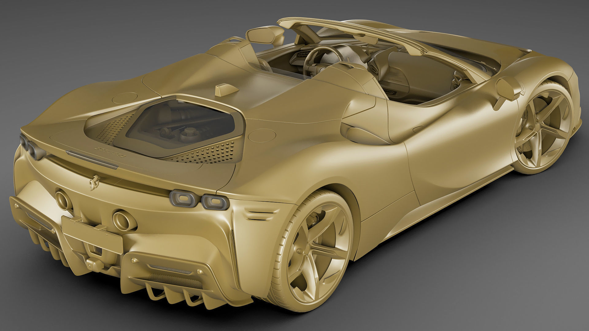 Ferrari SF90 Spider 3D model_25