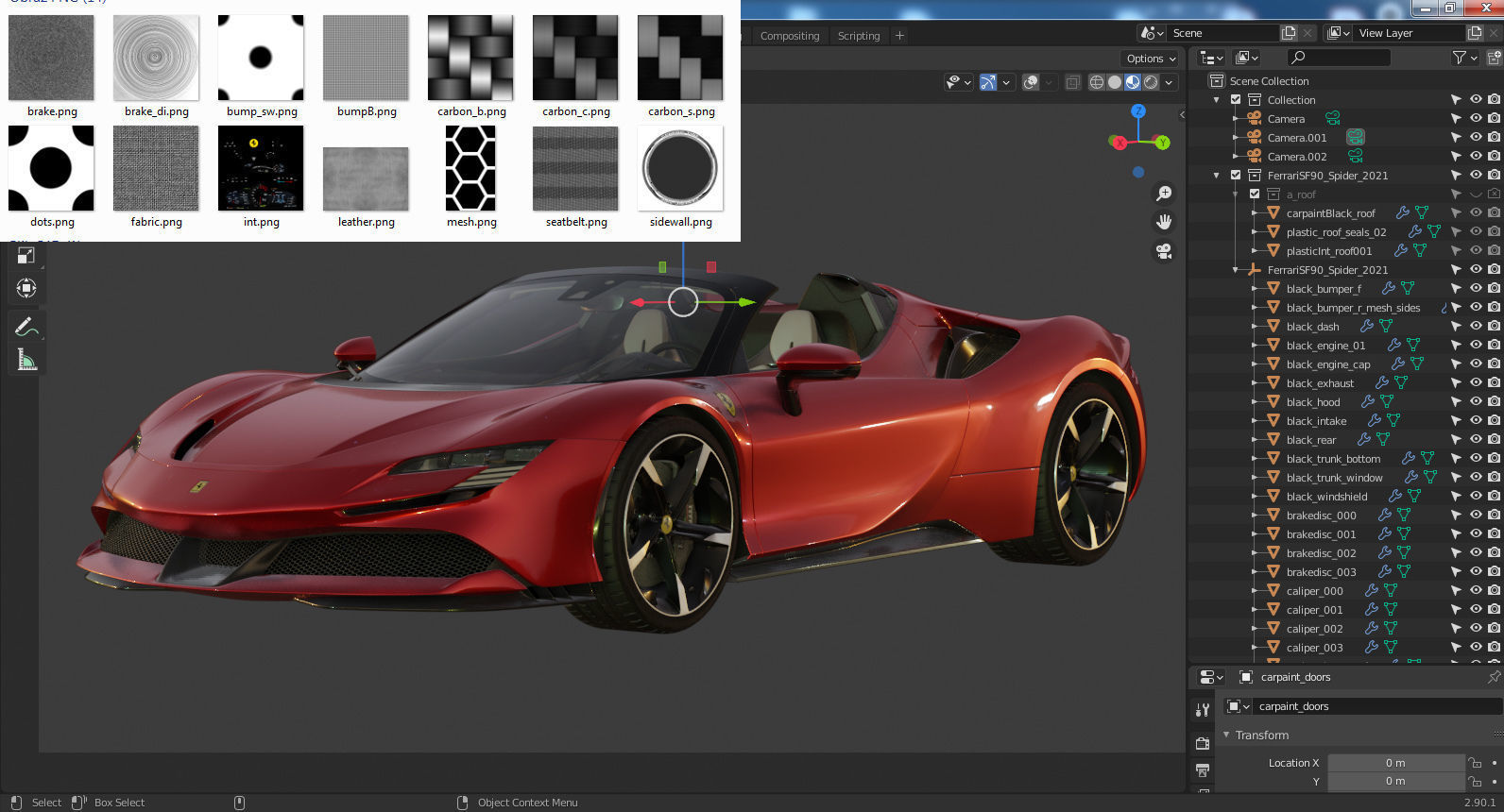 Ferrari SF90 Spider 3D model_33