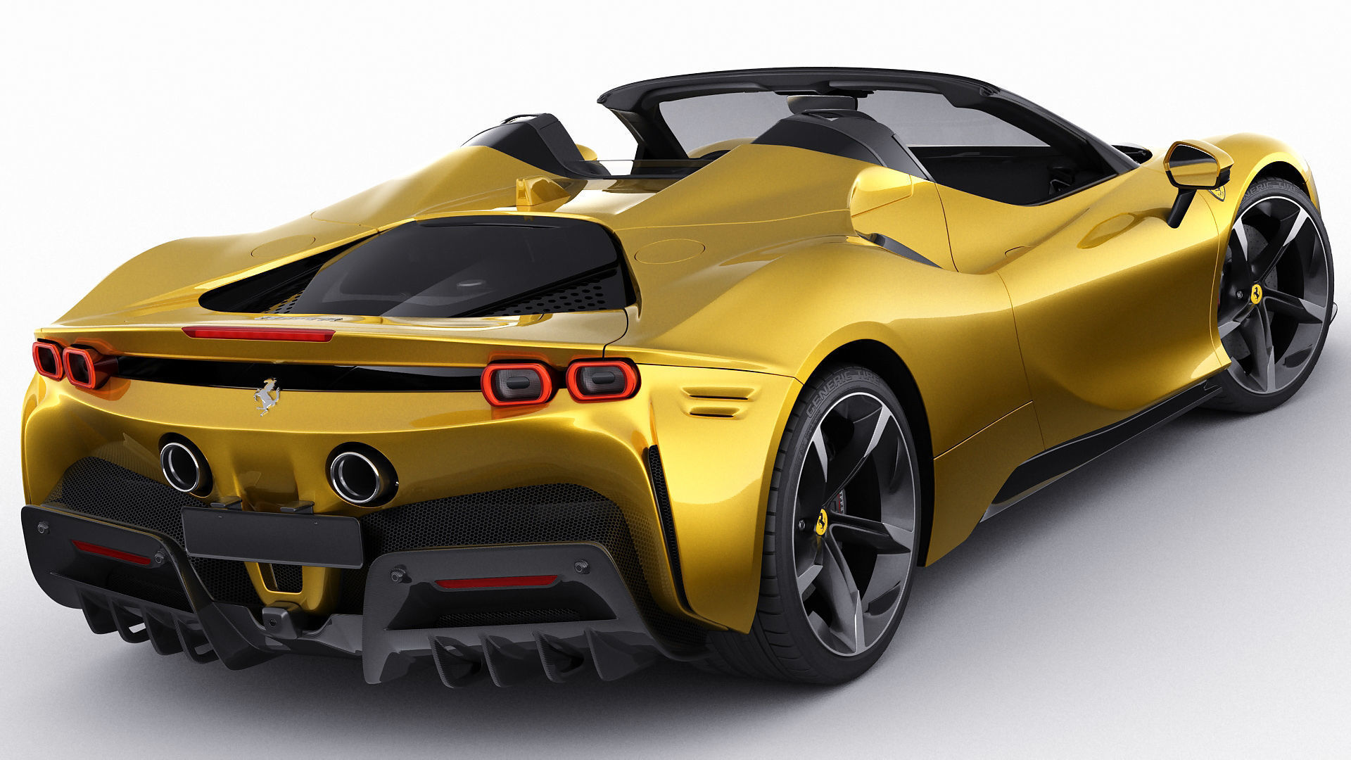 Ferrari SF90 Spider 3D model_2