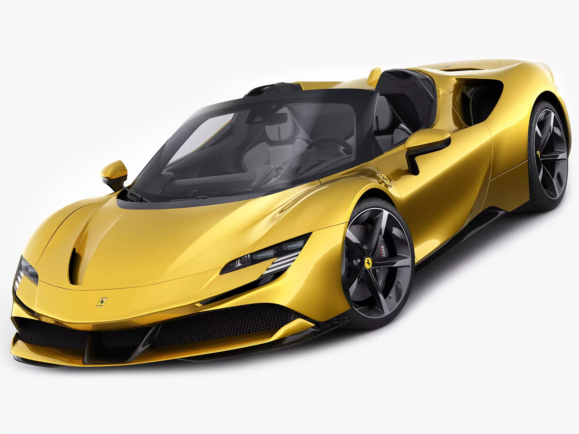 Ferrari SF90 Spider 3D model_0