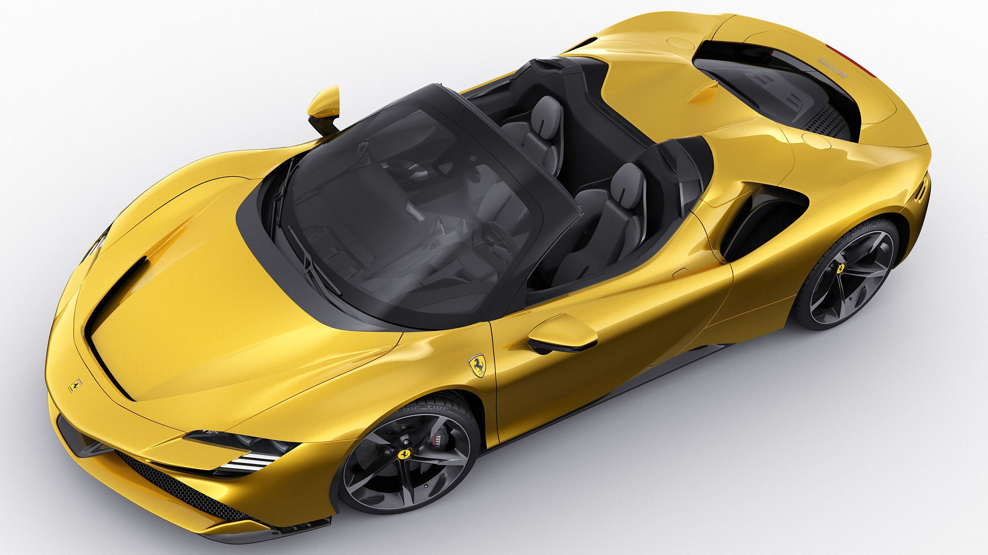Ferrari SF90 Spider 3D model_9