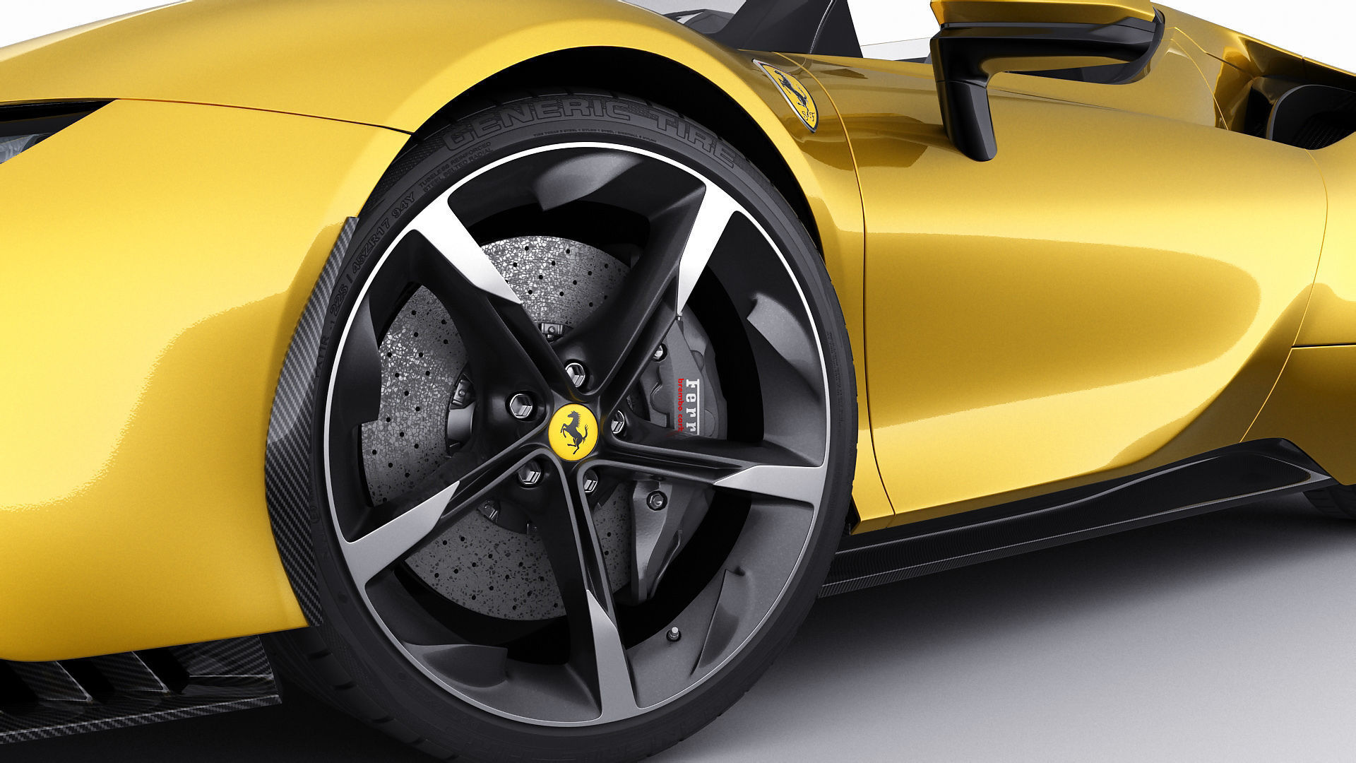 Ferrari SF90 Spider 3D model_14