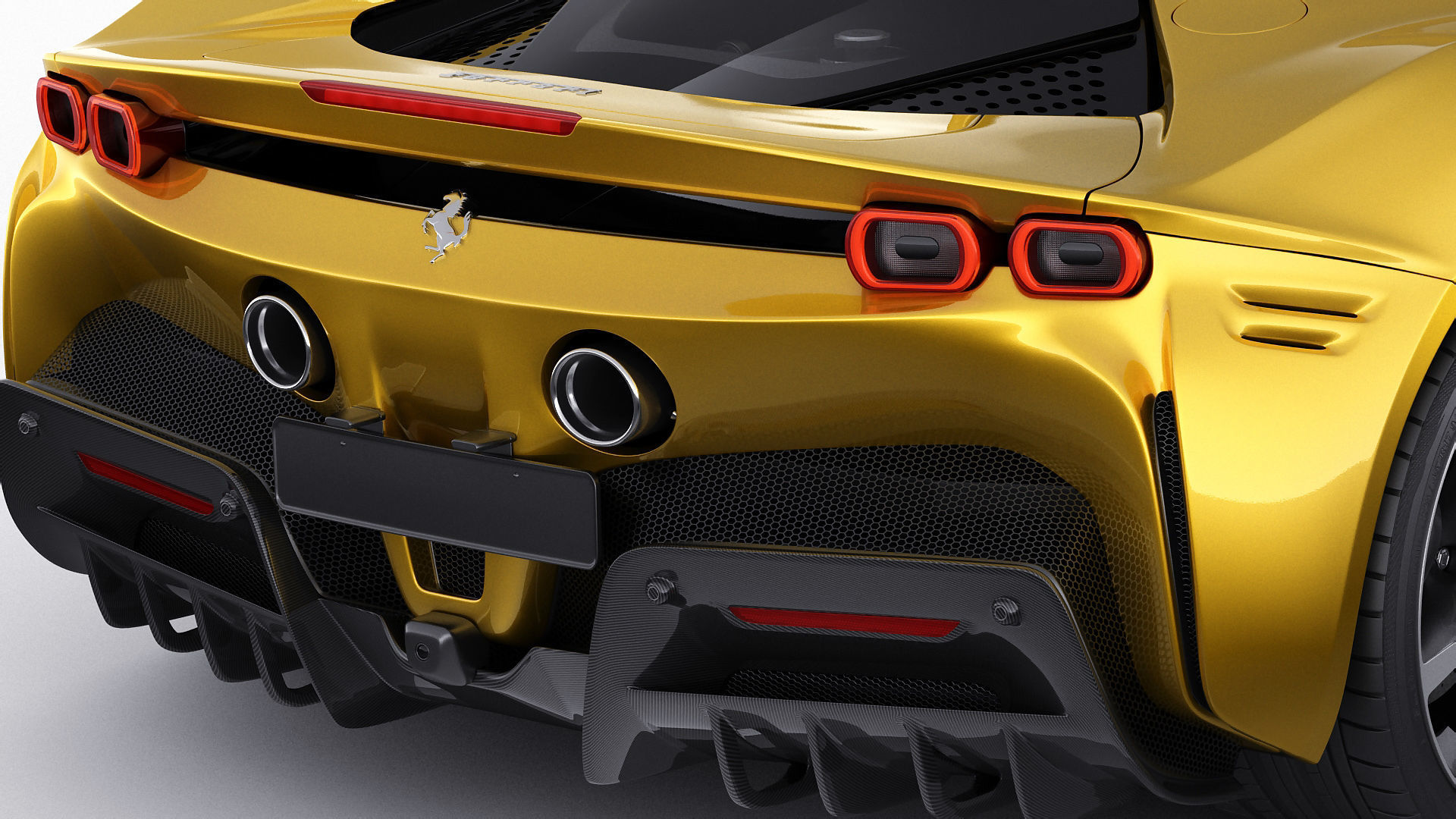 Ferrari SF90 Spider 3D model_7
