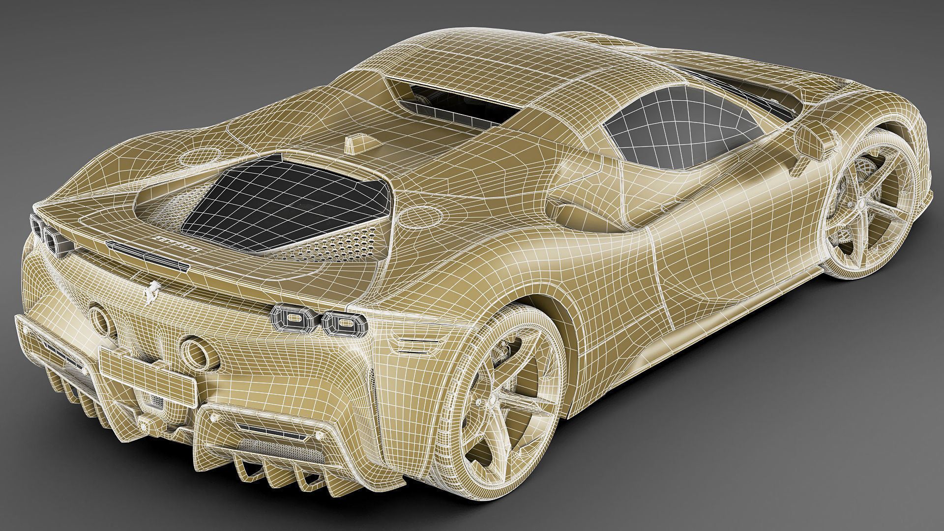 Ferrari SF90 Spider 3D model_30