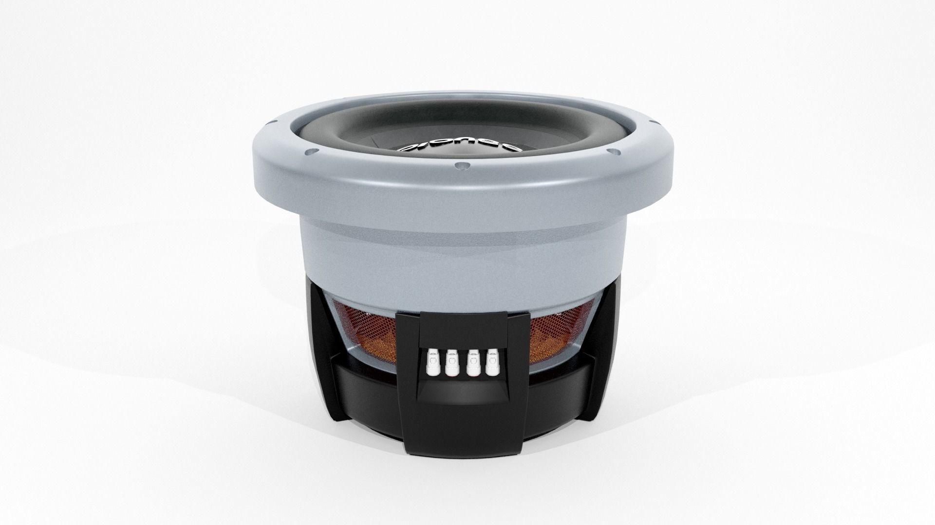Woofer Pionner Speaker - Blender 3d 3D model_4