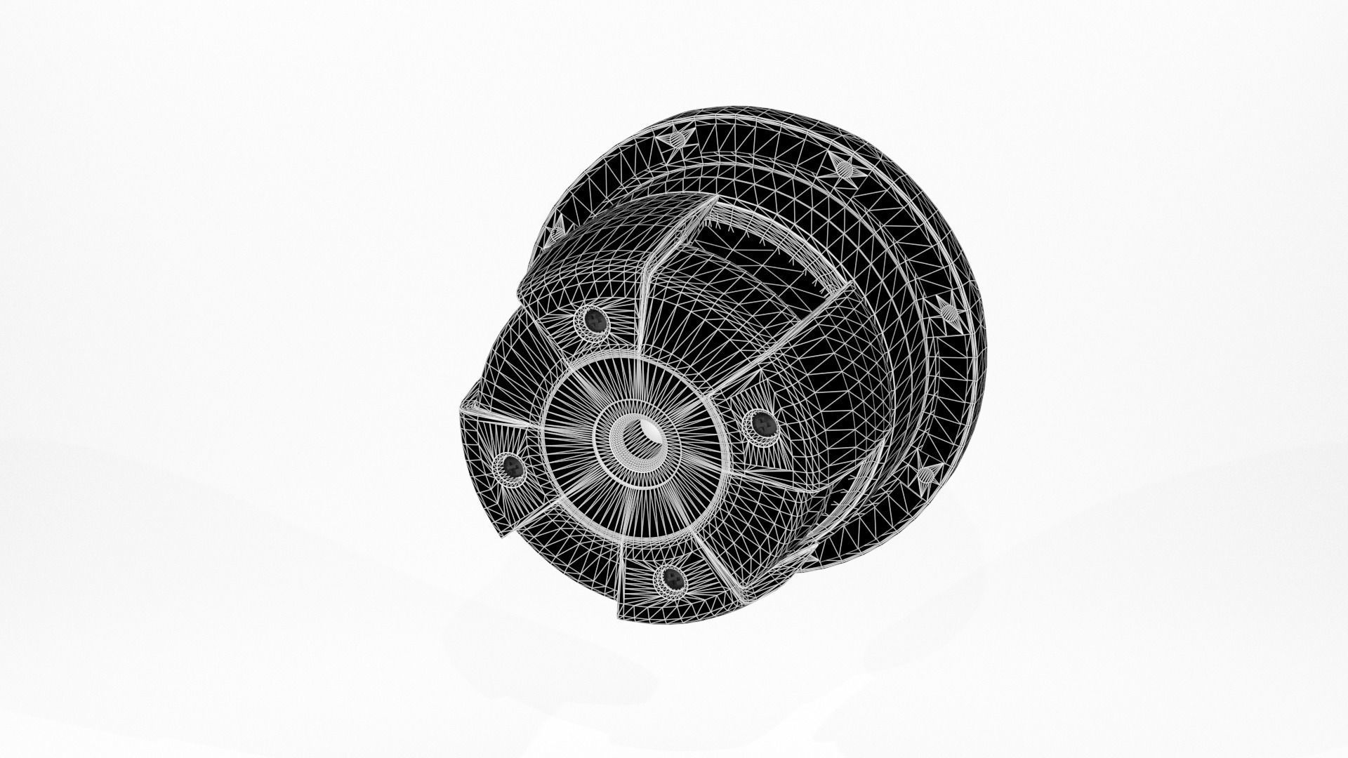 Woofer Pionner Speaker - Blender 3d 3D model_15