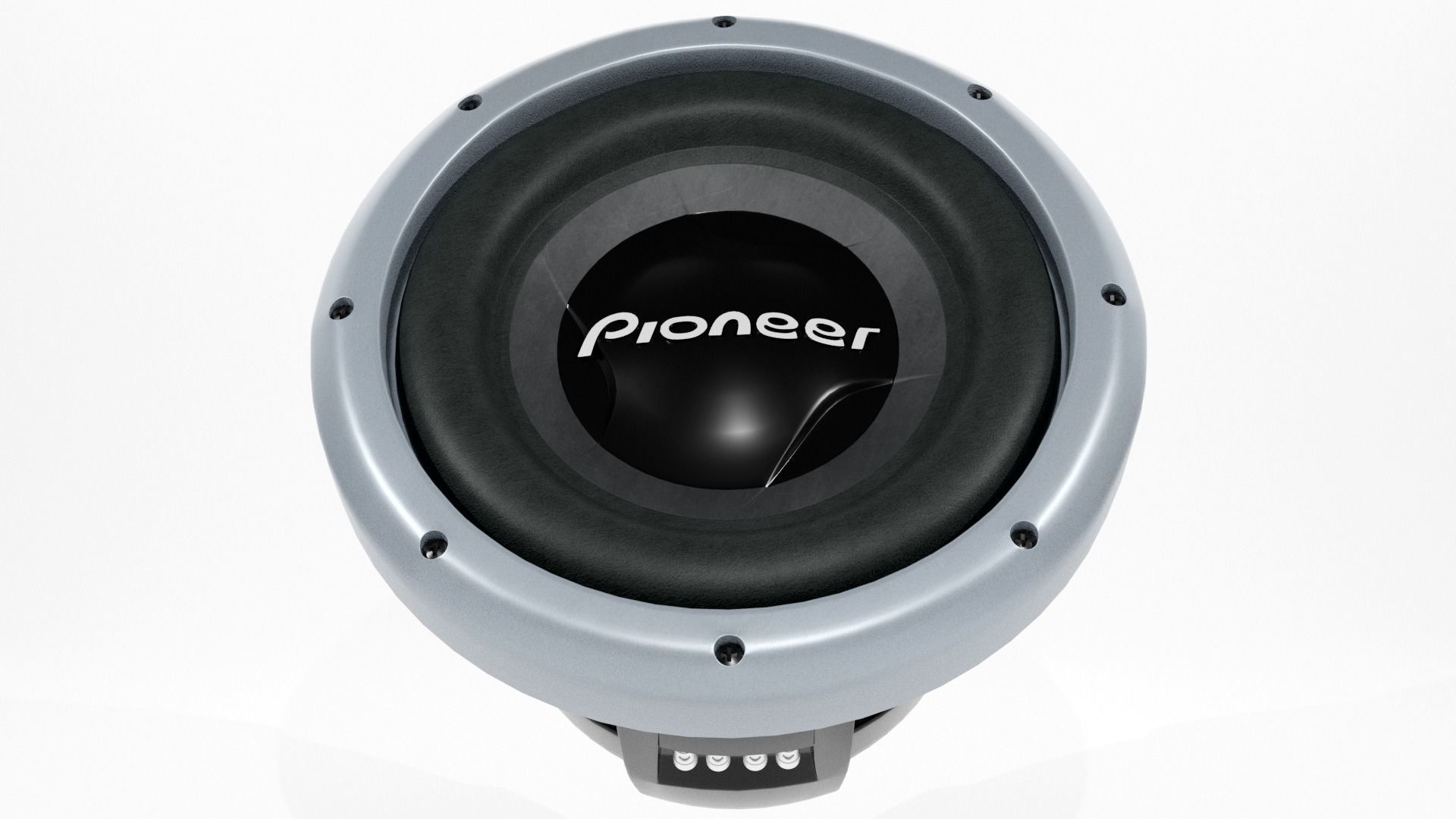 Woofer Pionner Speaker - Blender 3d 3D model_12