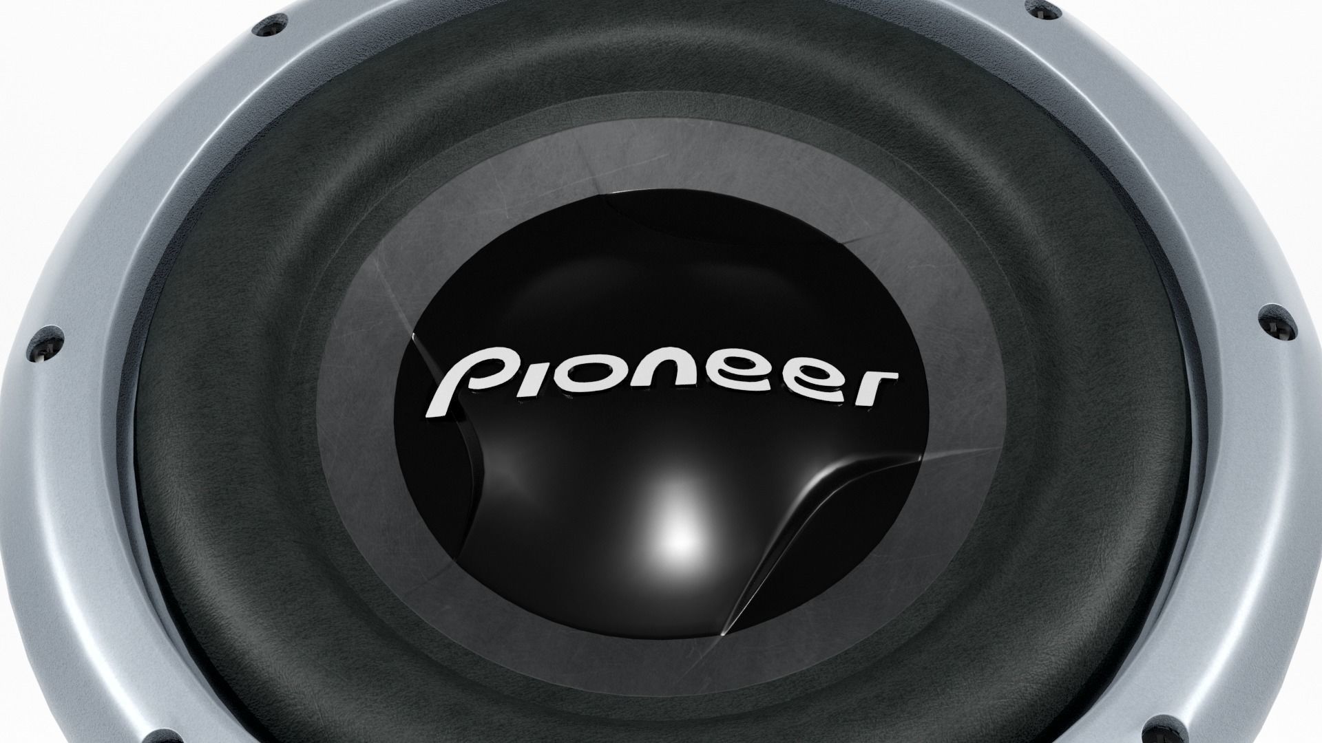 Woofer Pionner Speaker - Blender 3d 3D model_11