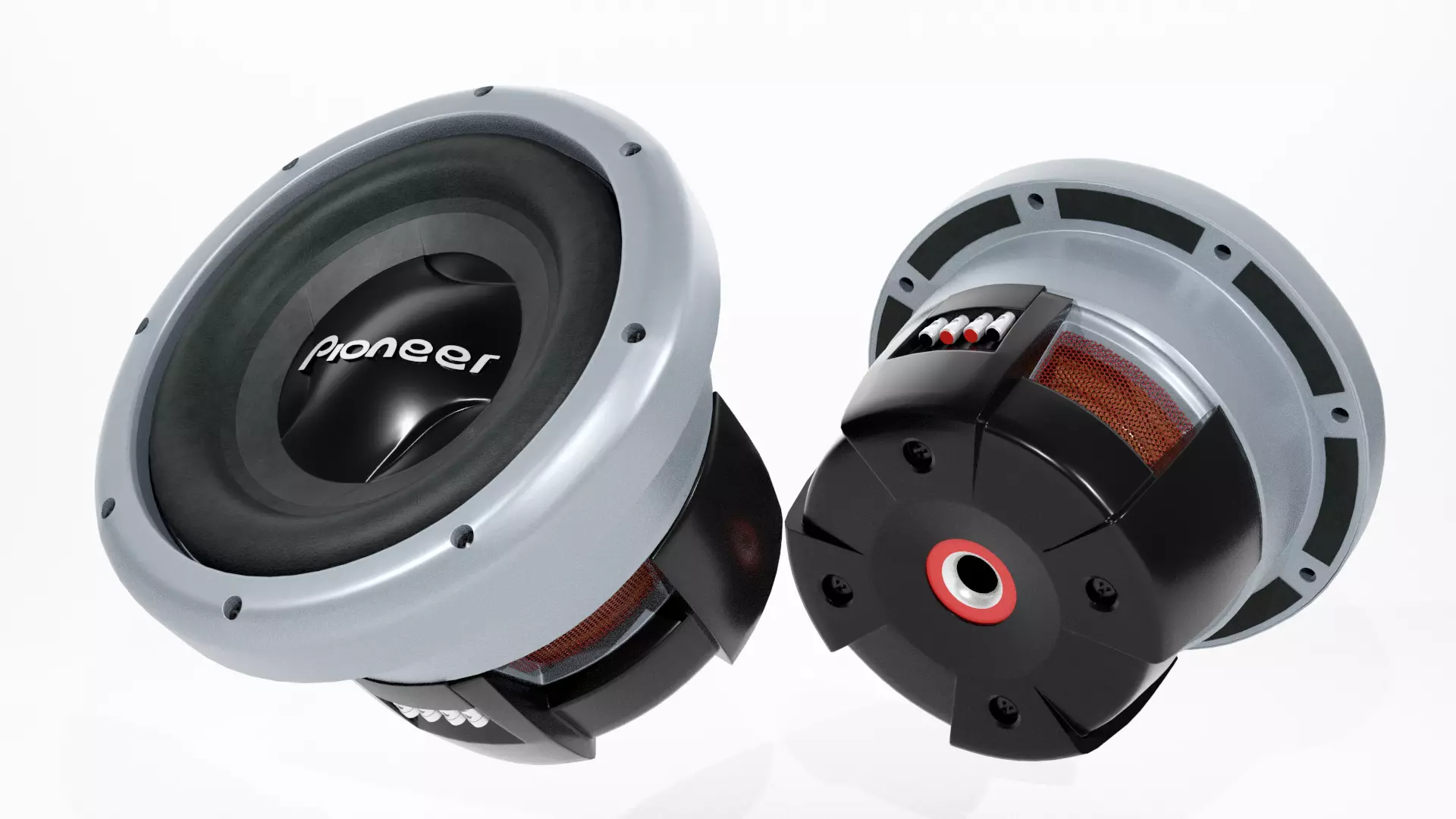Woofer Pionner Speaker - Blender 3d 3D model_0