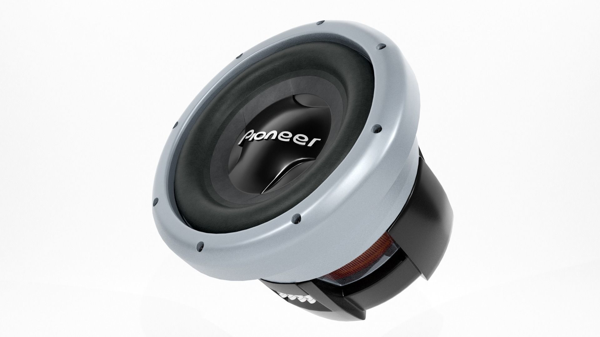 Woofer Pionner Speaker - Blender 3d 3D model_1