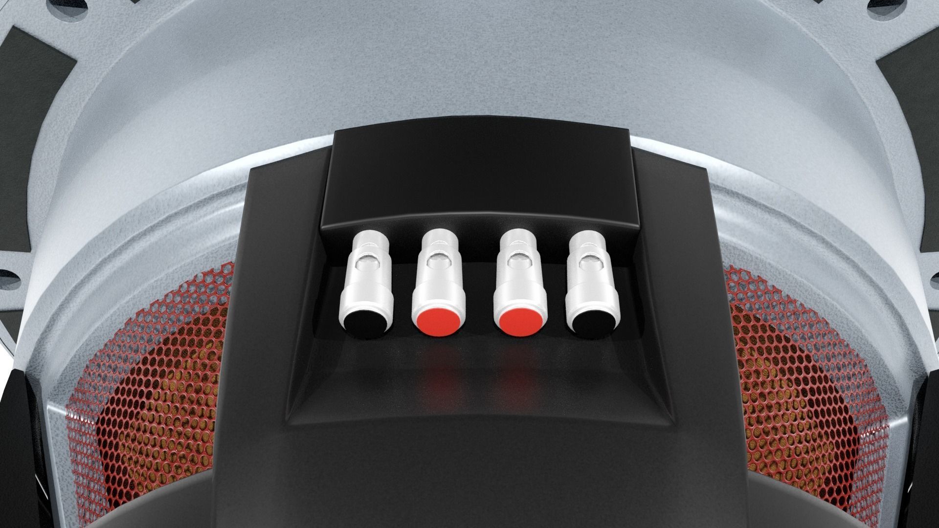 Woofer Pionner Speaker - Blender 3d 3D model_8