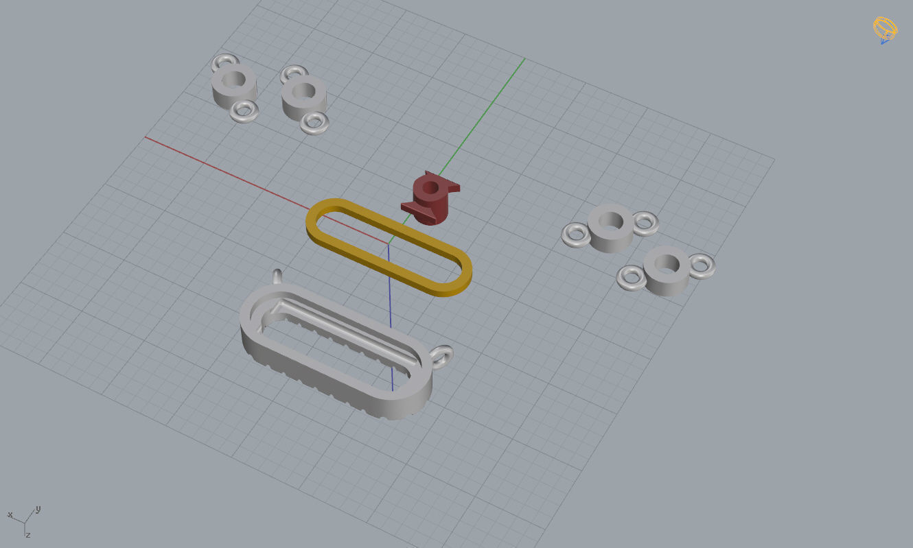 Messika Move Pendant 3D print model_12