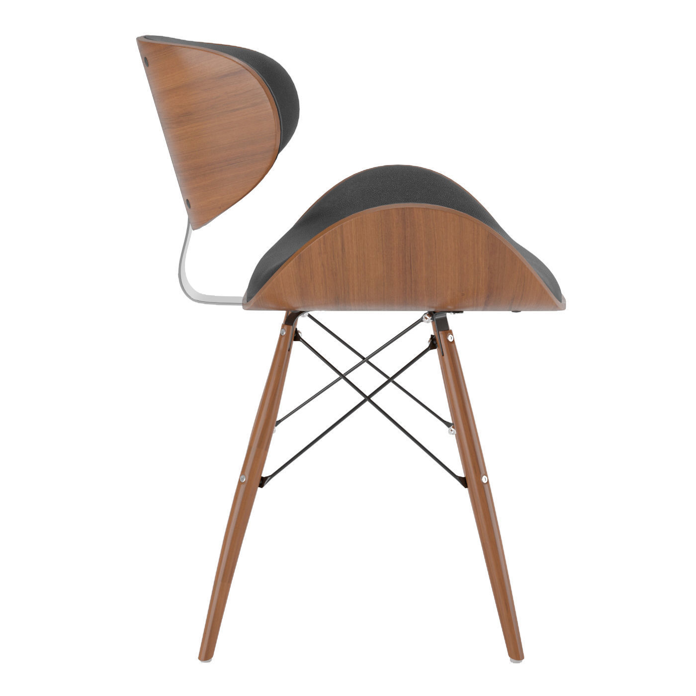 Gerald Black chair 3D model_8