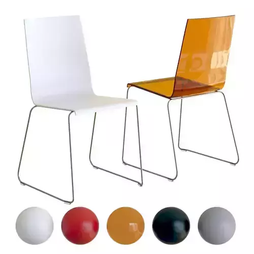 Scavolini Kuadra Dining Chair Low-poly 3D model