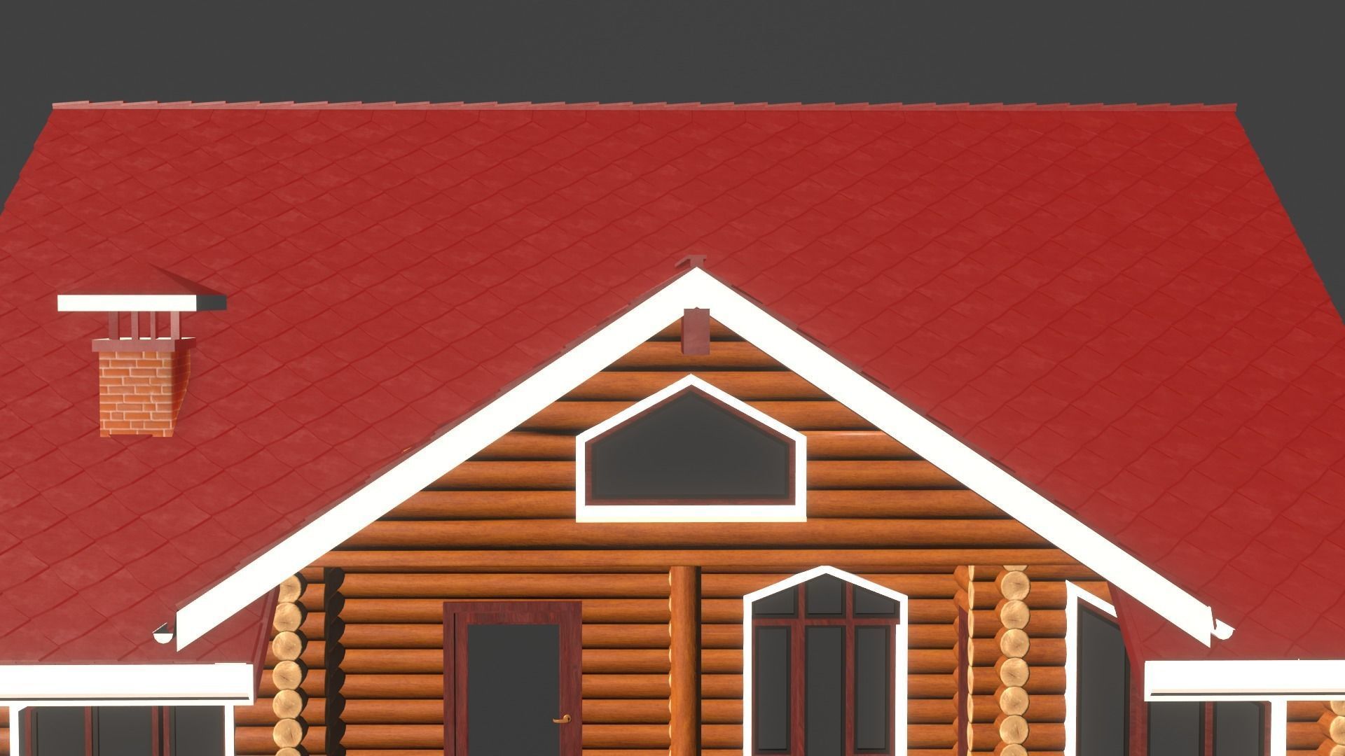 Log House 3D model_17