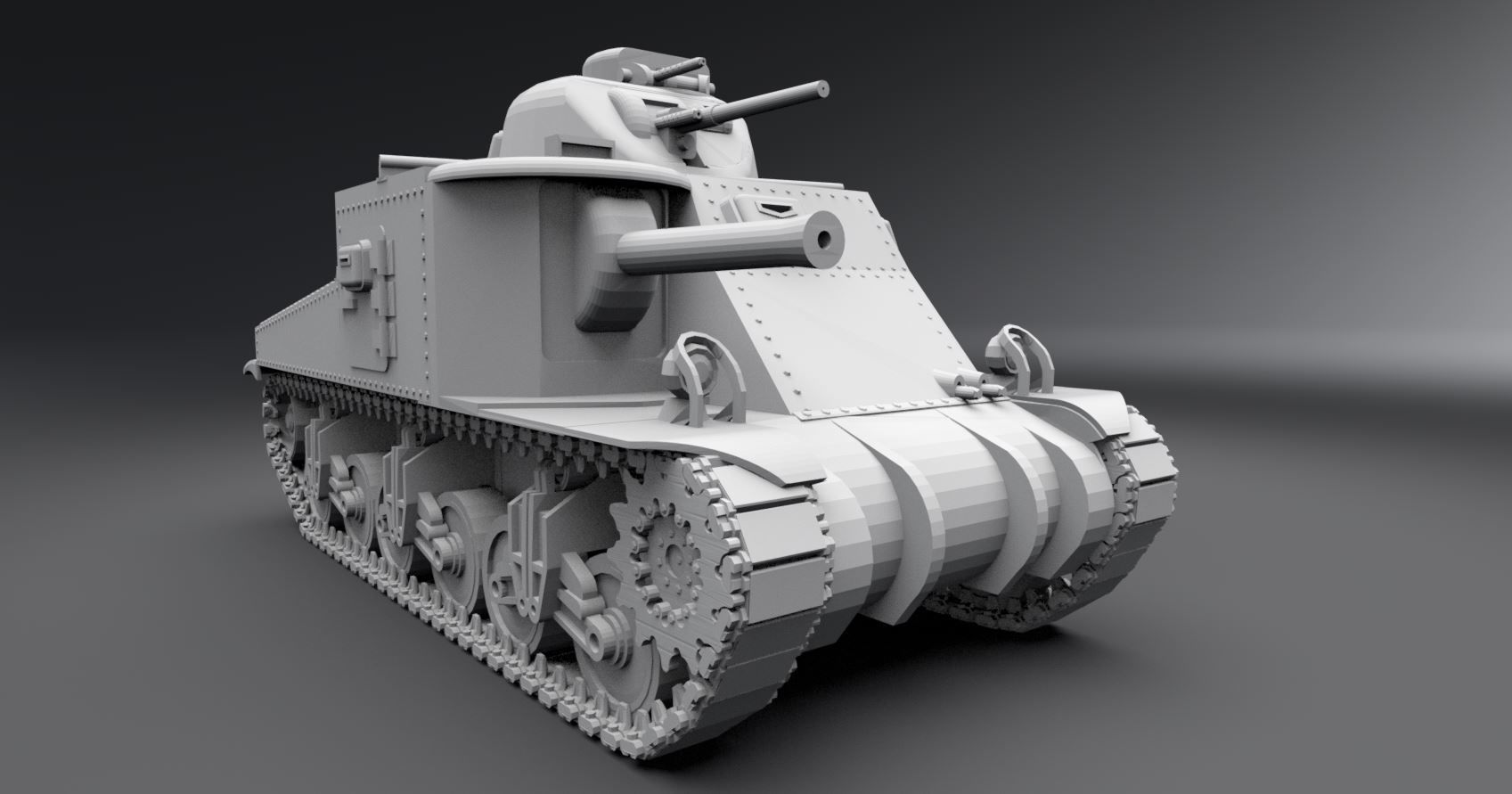 M3 General Lee Scale model 3D print model_4