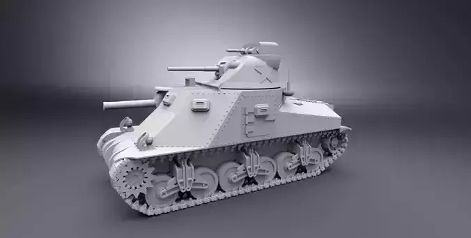 M3 General Lee Scale model 3D print model