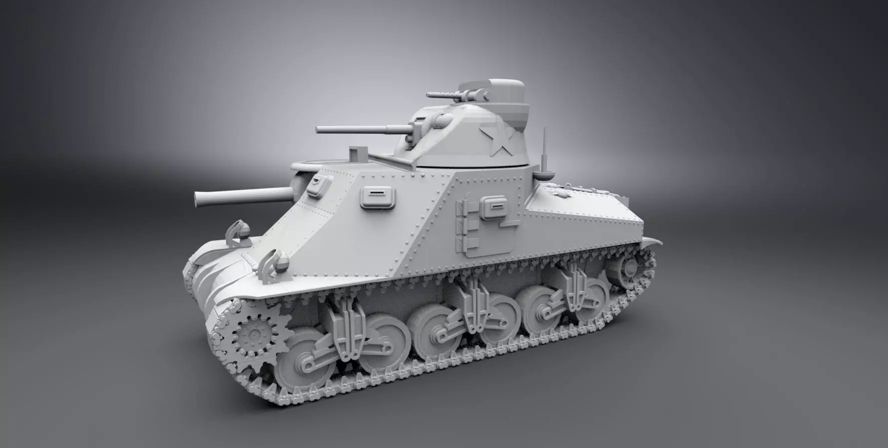 M3 General Lee Scale model 3D print model_0