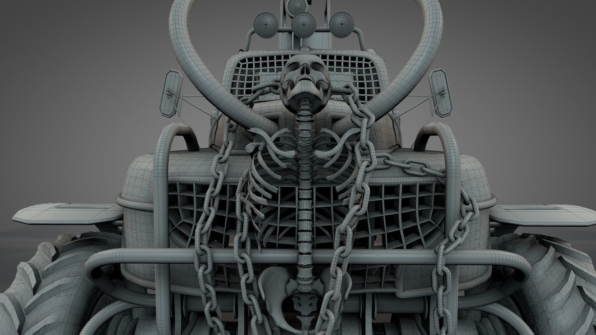 Post Apocalyptic Survival Pickup 3D model_23