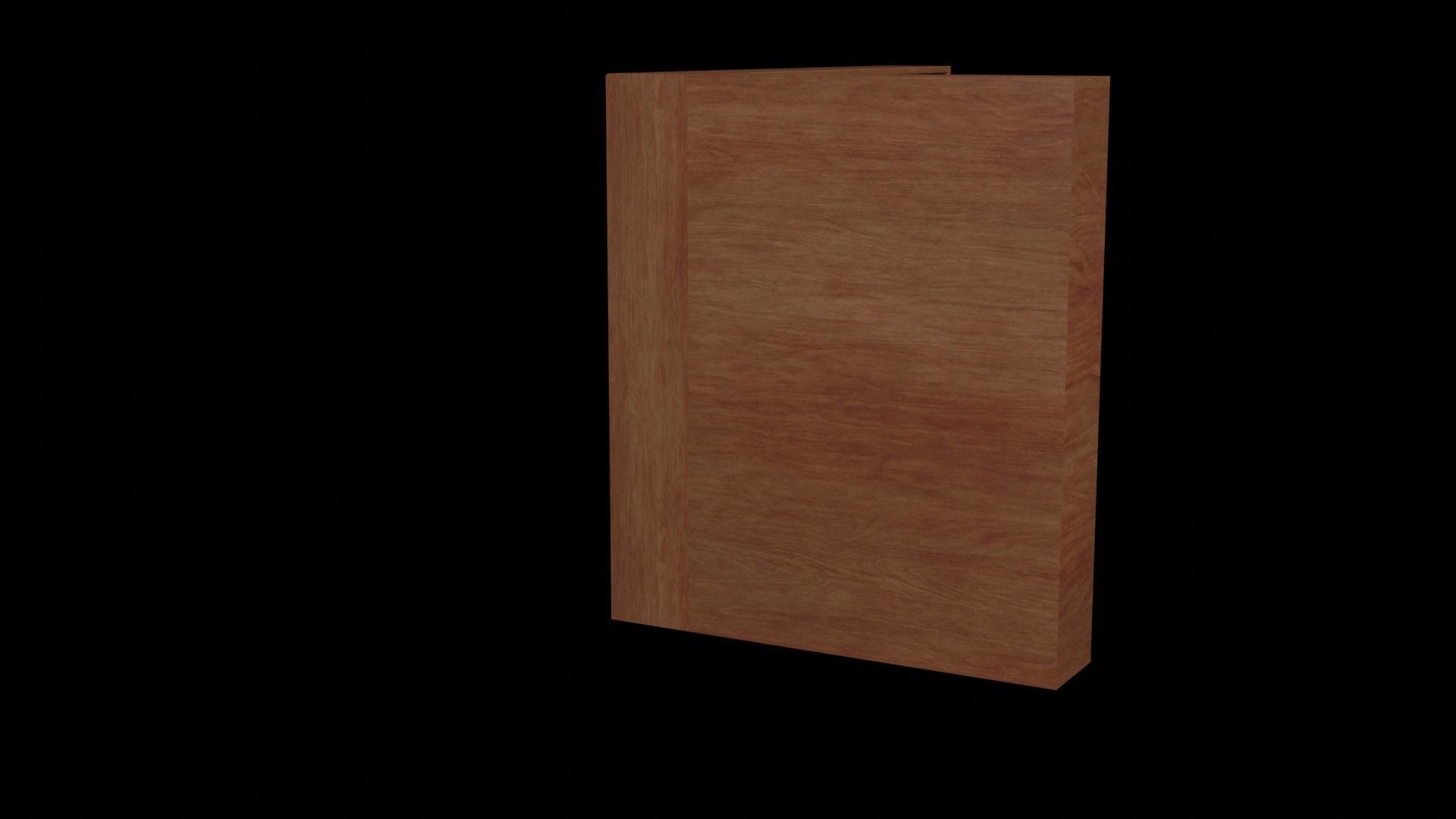 BOOKCASE AND BOOKS BLOCKS LOW POLY Low-poly 3D model_9