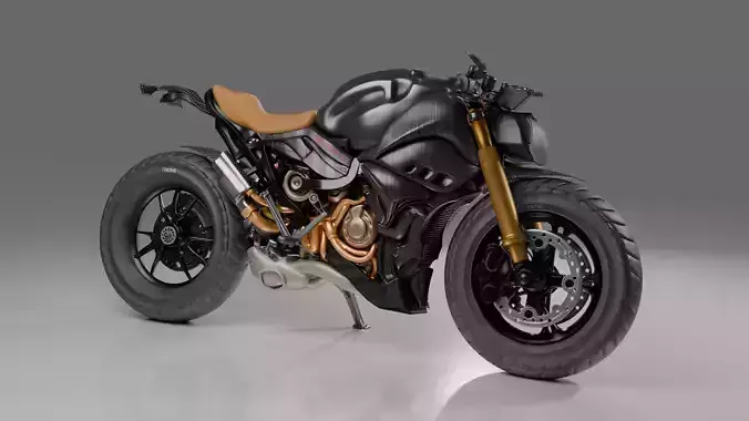 Naked Superbike 3D Model