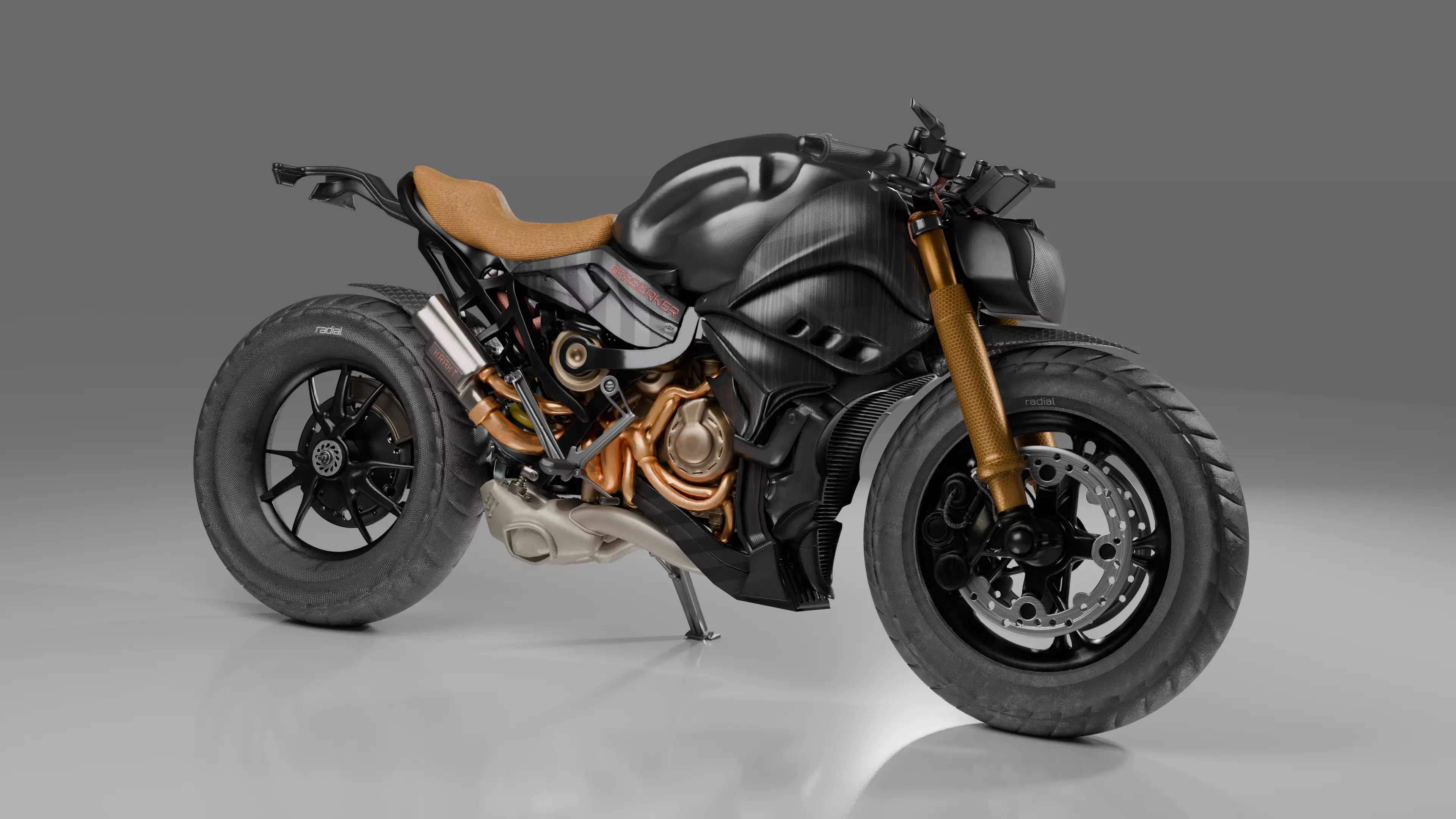 Superbike 3D Model 3D model