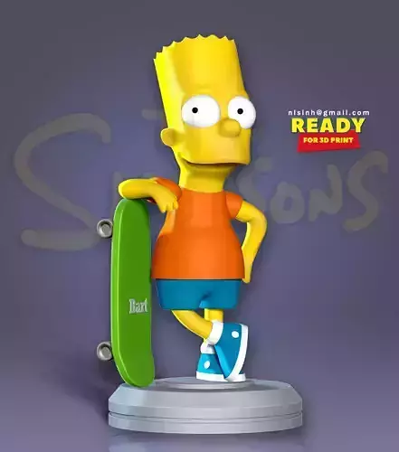  Bart skateboarding
