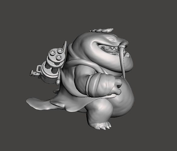 Urf Tahm Kench 3D Model 3D print model