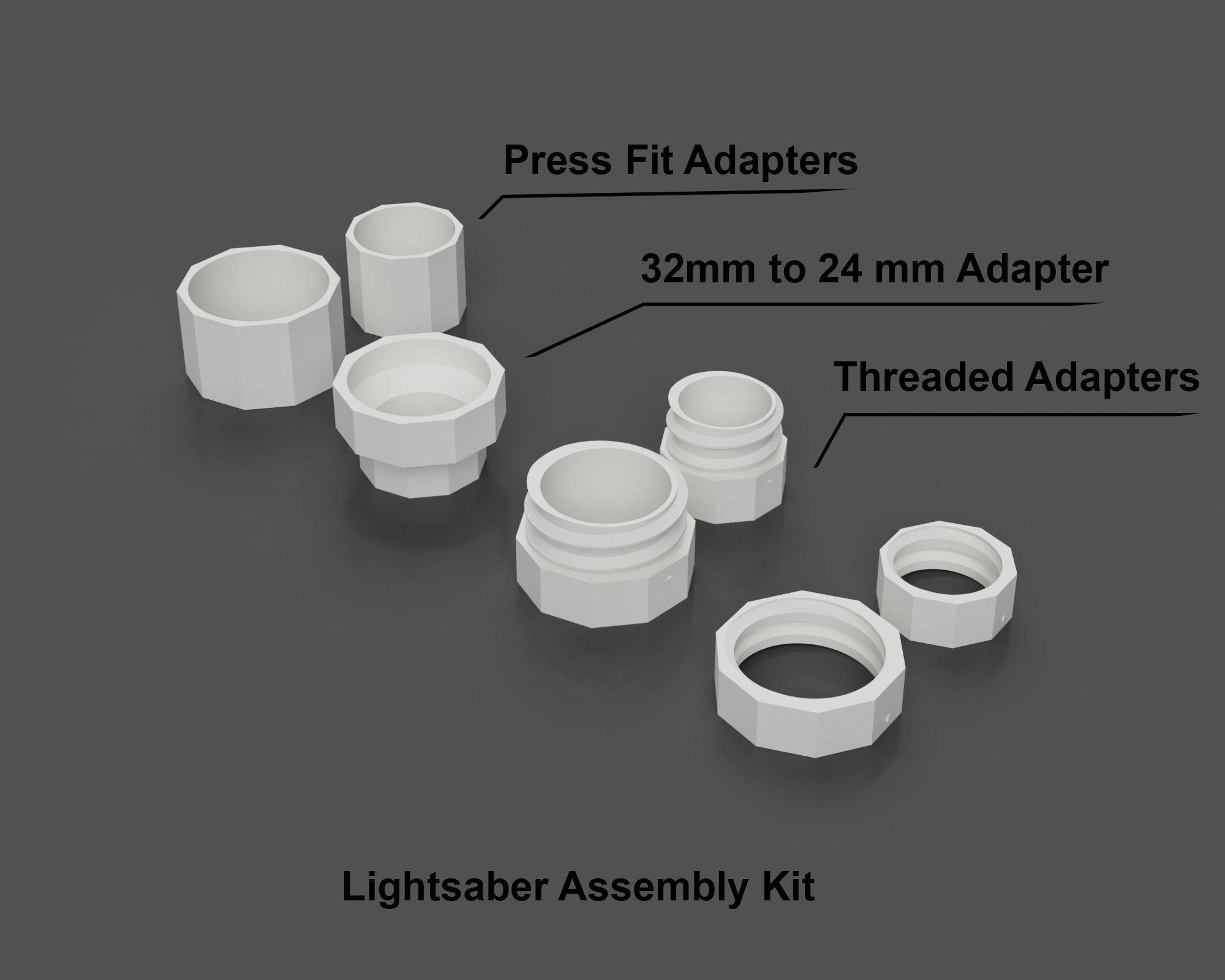 Passion and Strength - Jedi Fallen Order Lightsaber 3D Print 3D print model_16