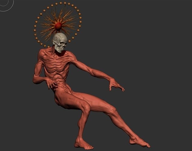 God Creator Hell  3D print model