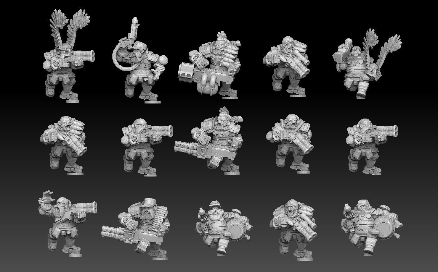 Astroknight Dwarves Stormers 3D print model
