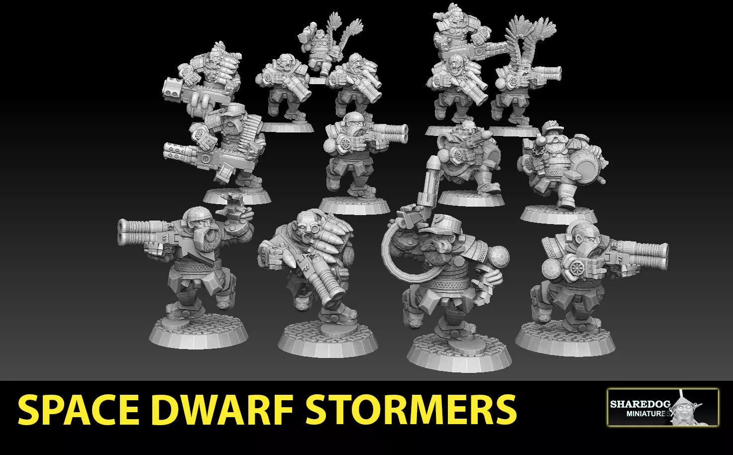 Astroknight Dwarves Stormers 3D print model