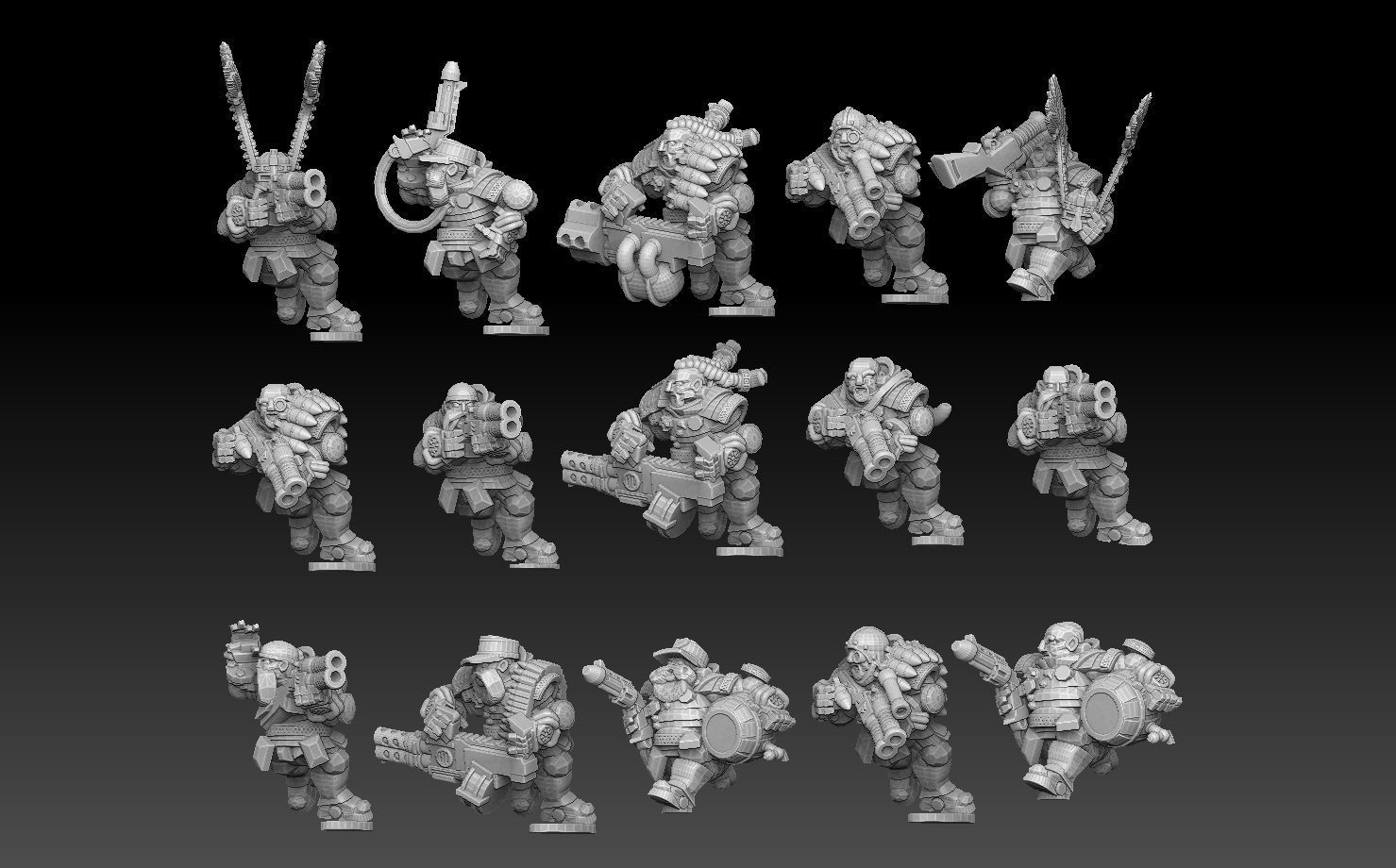 Astroknight Dwarves Stormers 3D print model