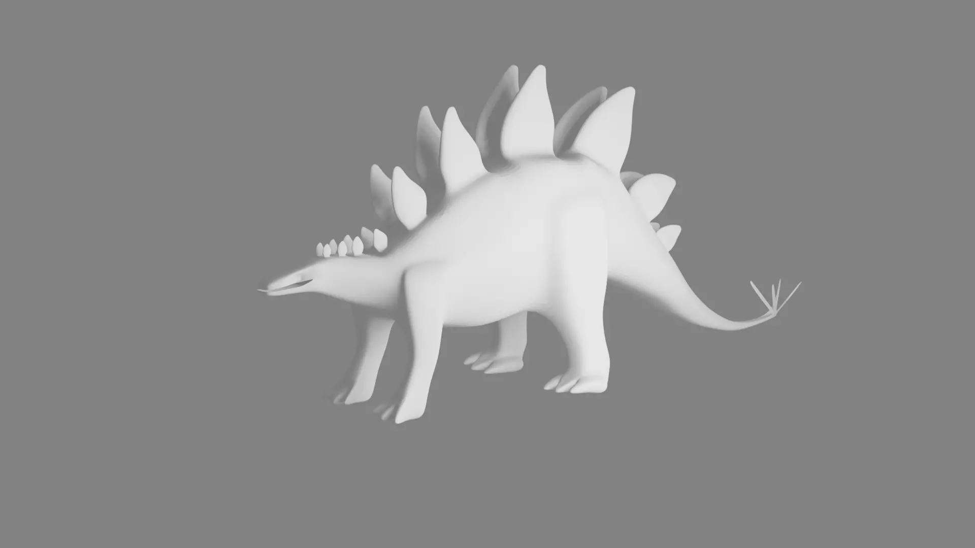 stegosaurus 3d model dinosaur Free 3D model_0