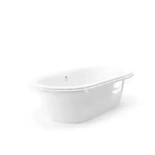 White Ceramic Bathtub
