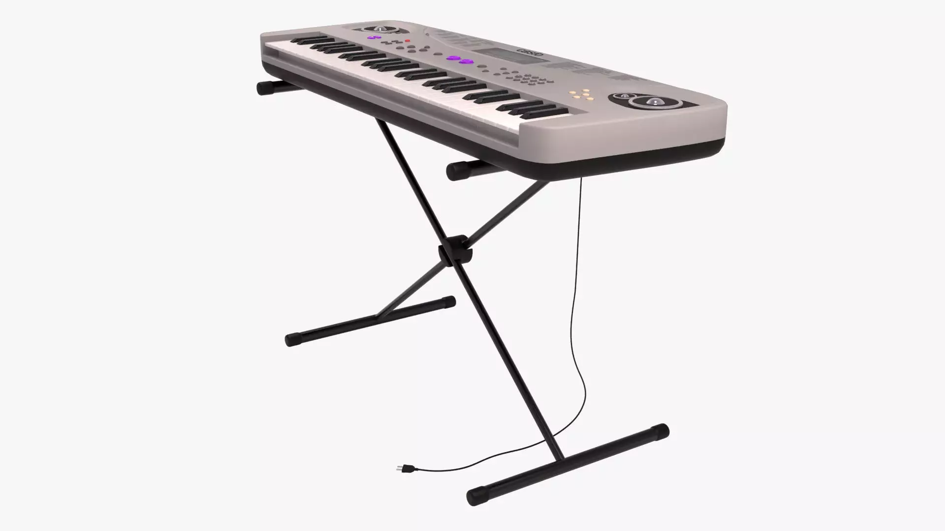 Keyboard Casio MA-150 Low-poly 3D model