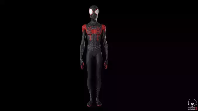 Miles Morales Character Model 3D model