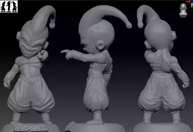 Dragon Ball Z baby Buu 3D print model