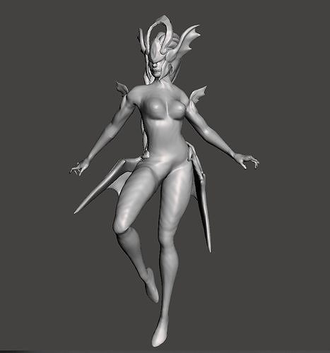 Atlantean Syndra 3D Model 3D print model