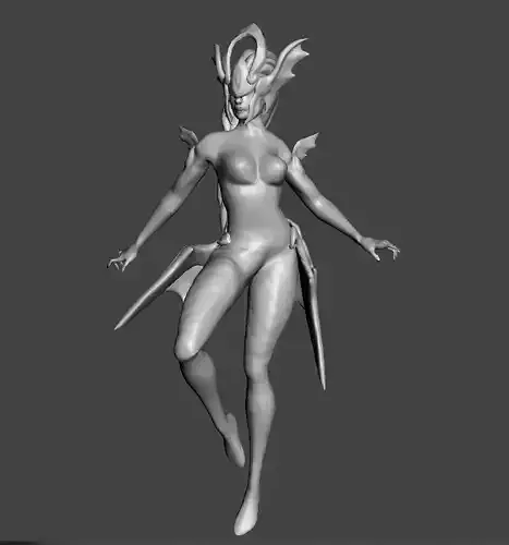 Atlantean Syndra 3D Model