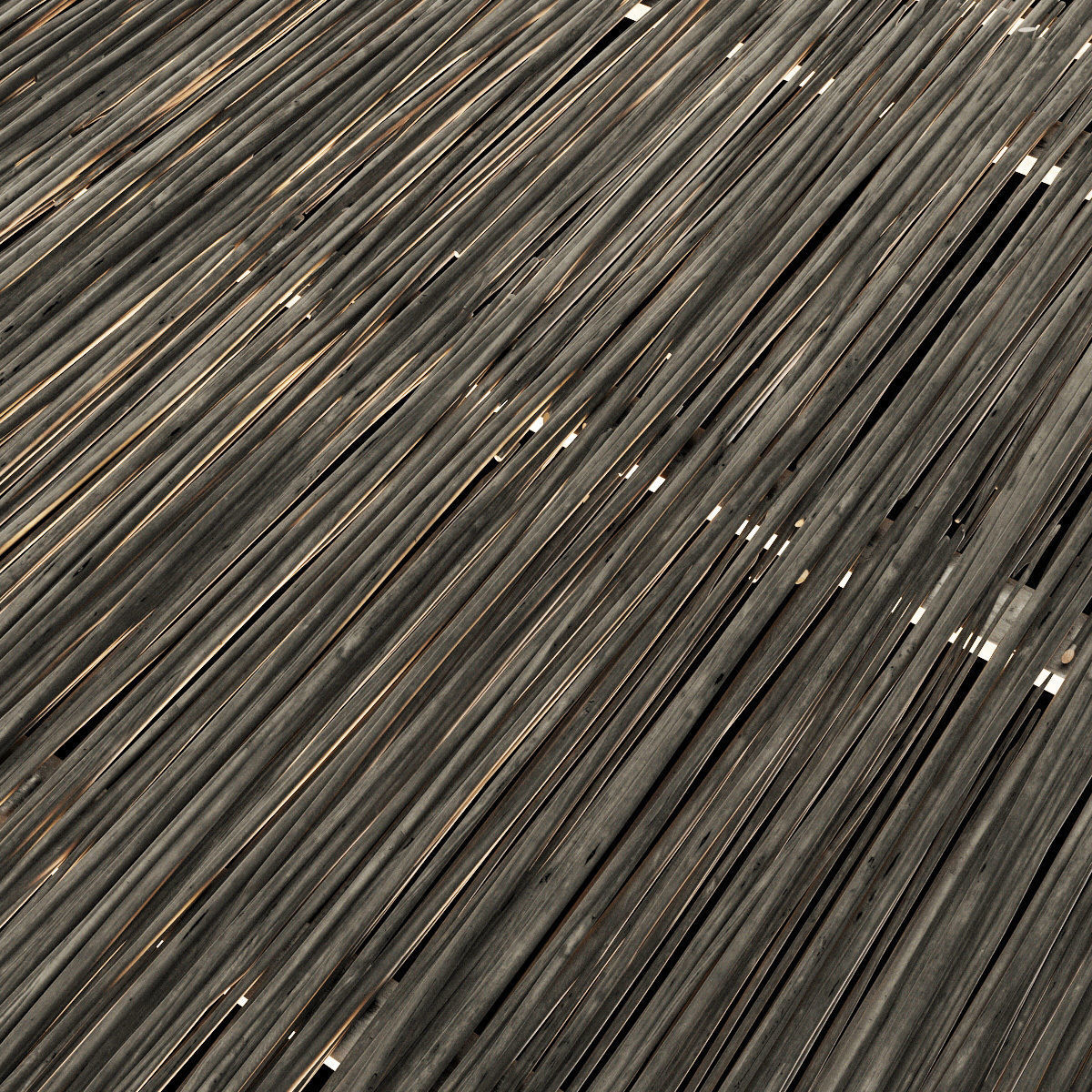 Ceiling wood sang thin branch n1 3D model_13