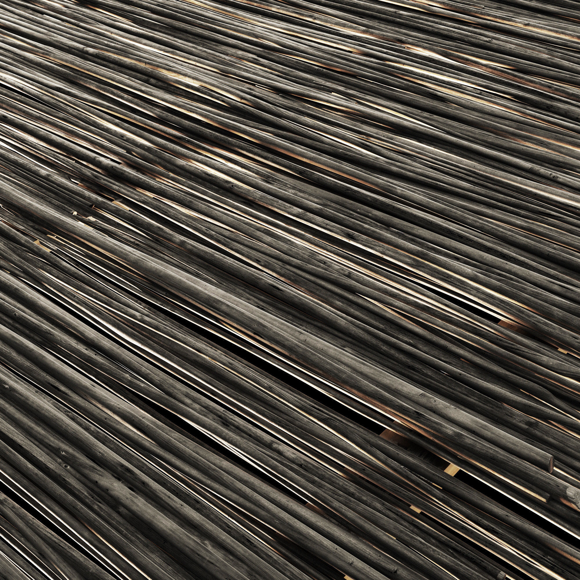 Ceiling wood sang thin branch n1 3D model_15