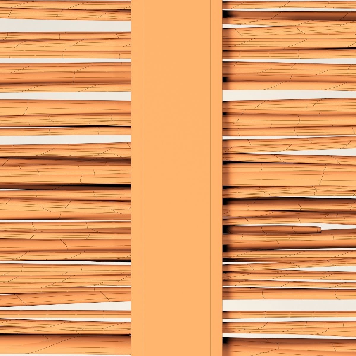 Ceiling wood sang thin branch n1 3D model_24