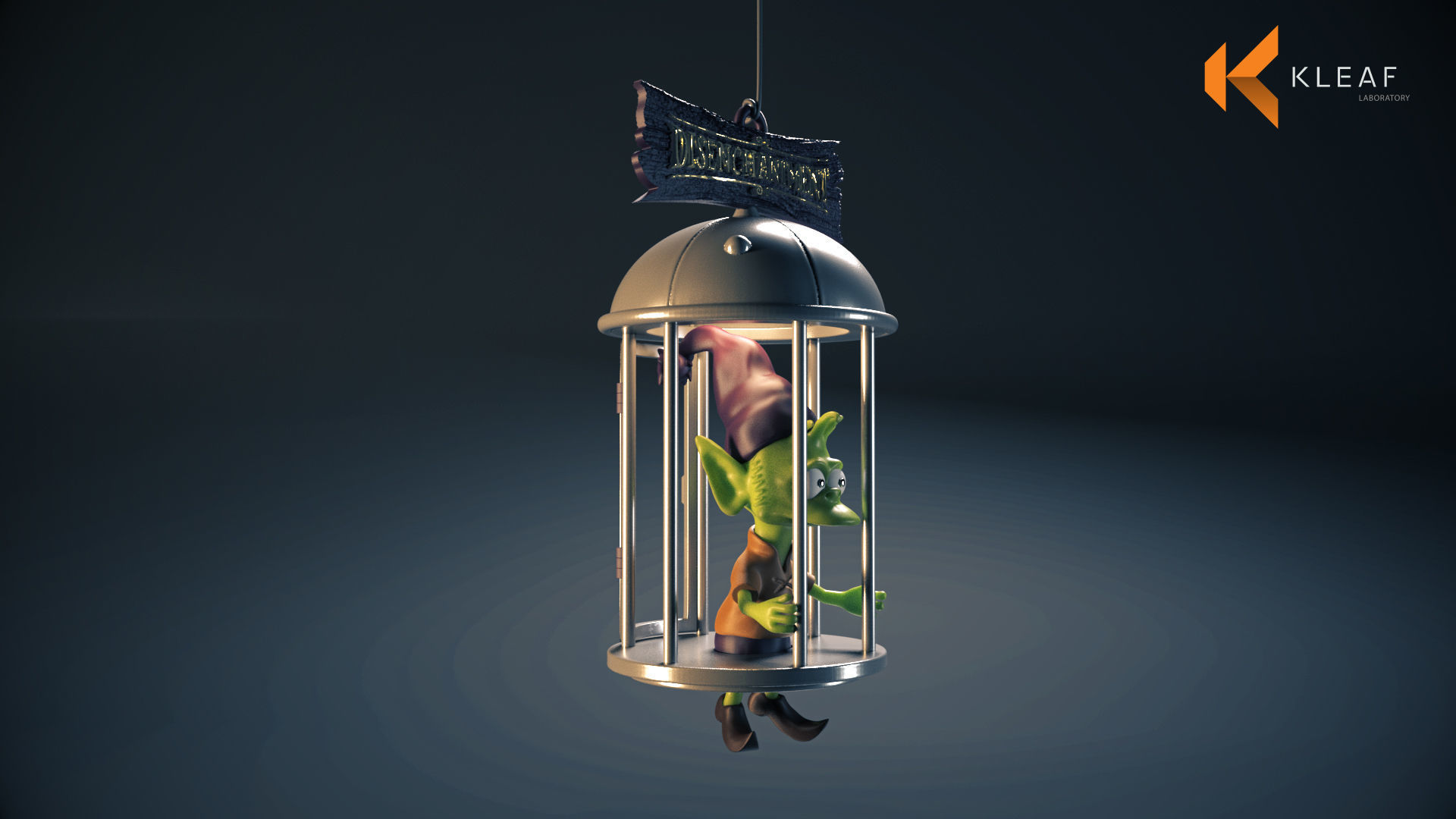 Elfo cage diorama - Disenchantment 3D print model_6