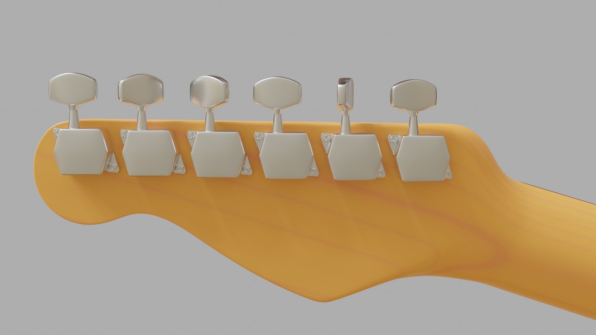 Electric Guitar Stratocaster HSS 3D model_10